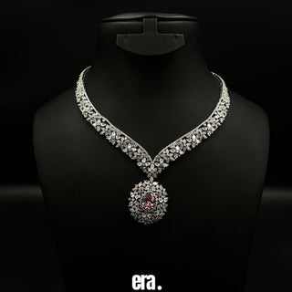 Era Umaima Pink Full Set Accessories High Quality Simulated Diamonds