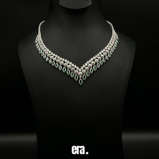 Era Emila  Green Full Set Accessories High Quality Simulated Diamonds