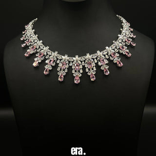 Era Merwa Pink Full Set Accessories High Quality Simulated Diamonds