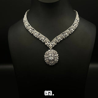 Era Umaima White Full Set Accessories High Quality Simulated Diamonds