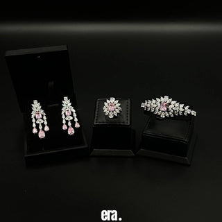 Era Merwa Pink Full Set Accessories High Quality Simulated Diamonds