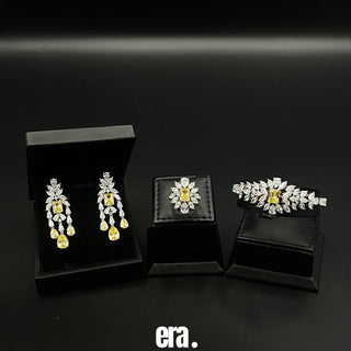 Era Merwa Yellow Full Set Accessories High Quality Simulated Diamonds