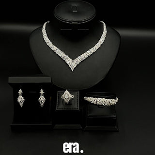 Era Lana Bridal Full Set Accessories High Quality Simulated Diamonds