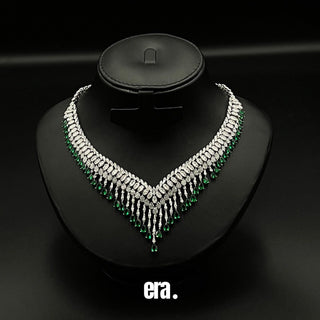 Era Nesla Green Full Set Accessories High Quality Simulated Diamonds