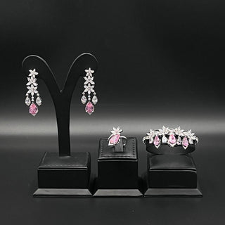 Era Haifa Pink Full Set Accessories High Quality Simulated Diamonds